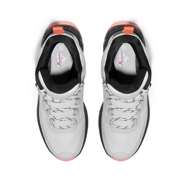 Women’s Lightweight Water-Resistant Hiking Shoes  - GREY PINK-NEW - 6