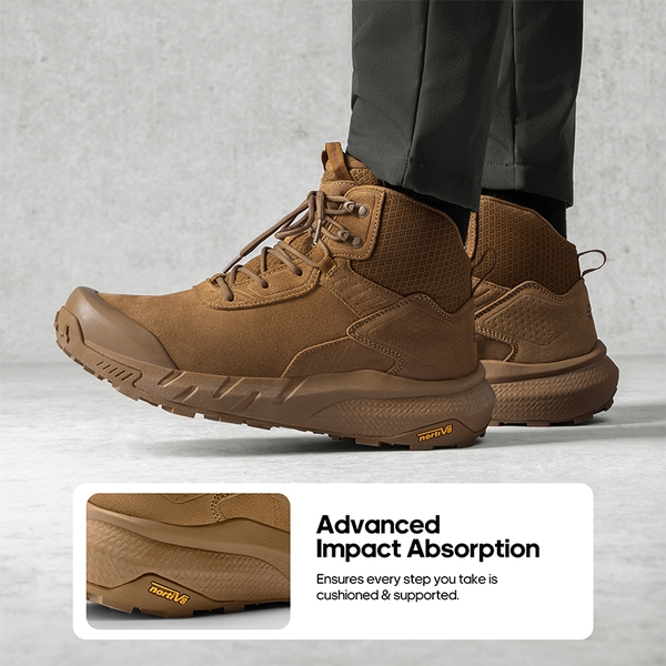 [VaporGuard] Men's Waterproof Military Tactical Work Boots - COYOTE - 4