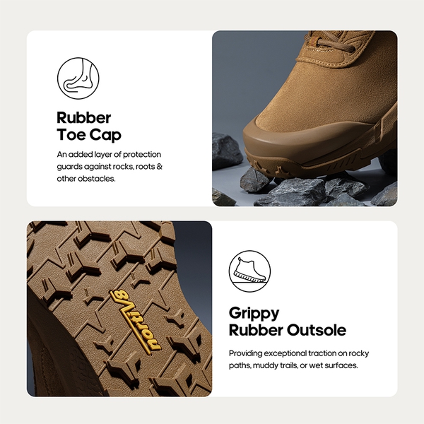 [VaporGuard] Men's Waterproof Military Tactical Work Boots - COYOTE - 5