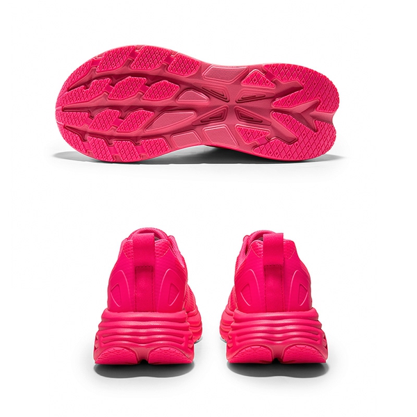 [ActiveFloat] Women's Breathable Lifestyle Walking Sneakers - HOT PINK - 6