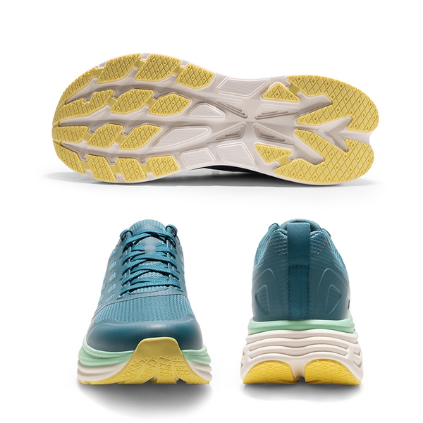 [ActiveFloat] Men's Comfortable Lightweight Running Shoes - BLUE GREEN - 6