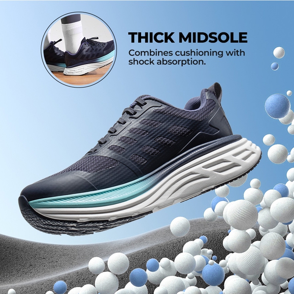 [ActiveFloat] Women's Breathable Lifestyle Walking Sneakers - BLUE - 2