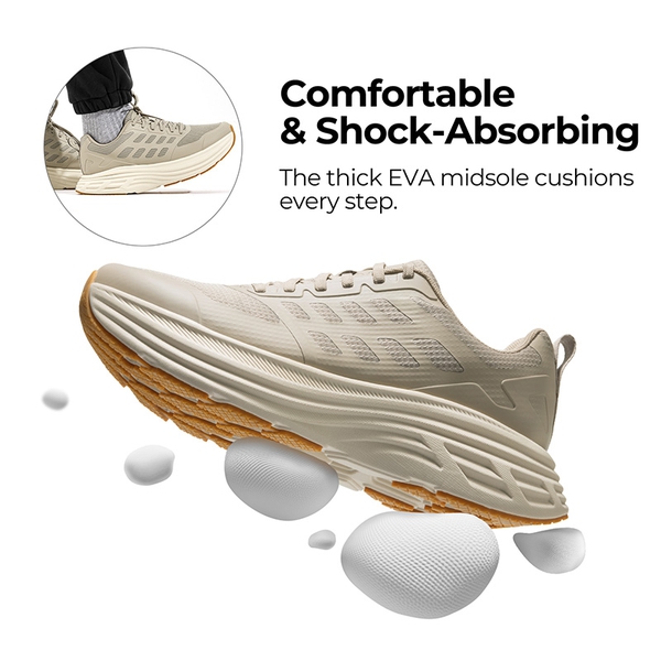 [ActiveFloat] Men's Comfortable Lightweight Running Shoes - APRICOT - 2