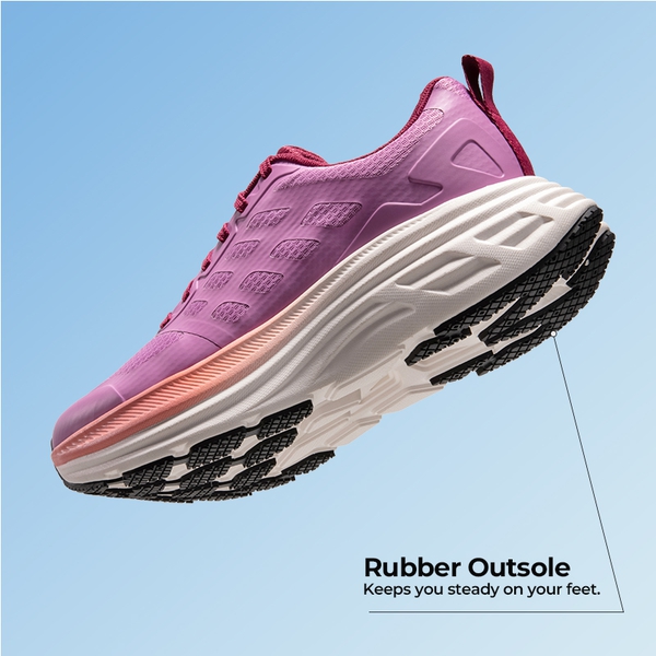 [ActiveFloat] Women's Breathable Lifestyle Walking Sneakers - PURPLE - 3