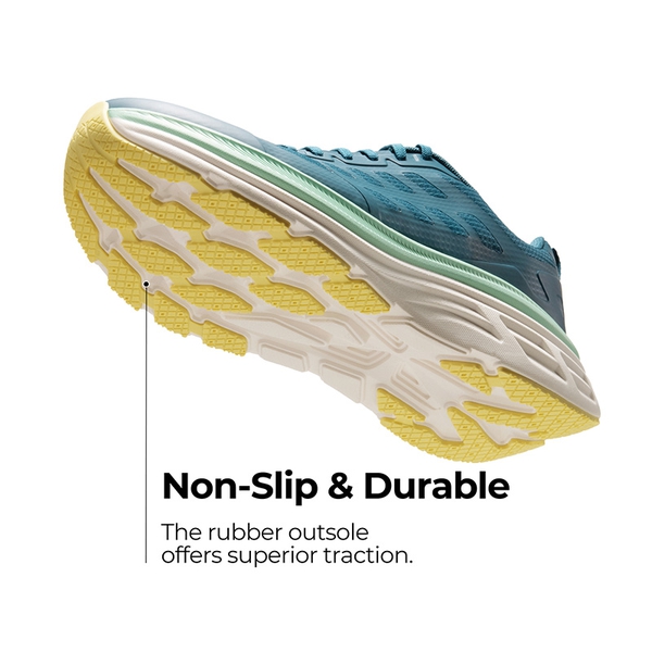 [ActiveFloat] Men's Comfortable Lightweight Running Shoes - BLUE GREEN - 3