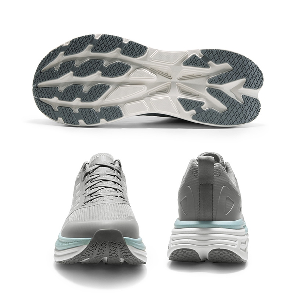 [ActiveFloat] Men's Comfortable Lightweight Running Shoes - GREY - 6