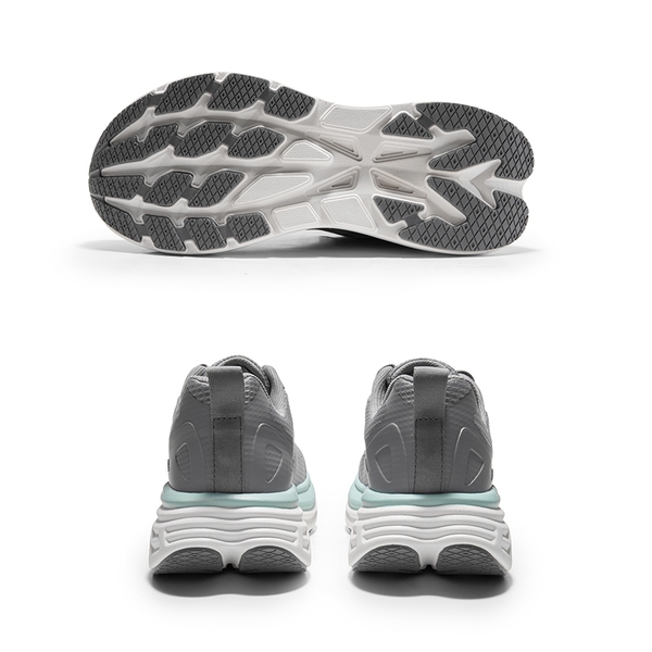 [ActiveFloat] Women's Breathable Lifestyle Walking Sneakers - GREY - 6