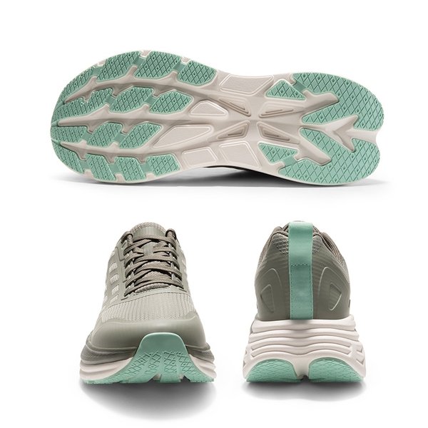 [ActiveFloat] Men's Comfortable Lightweight Running Shoes - GREYISH GREEN - 6