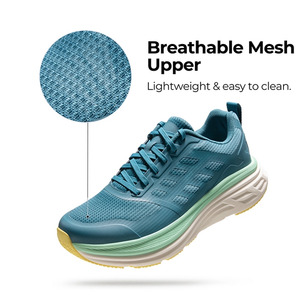 [ActiveFloat] Men's Comfortable Lightweight Running Shoes - BLUE GREEN - 4