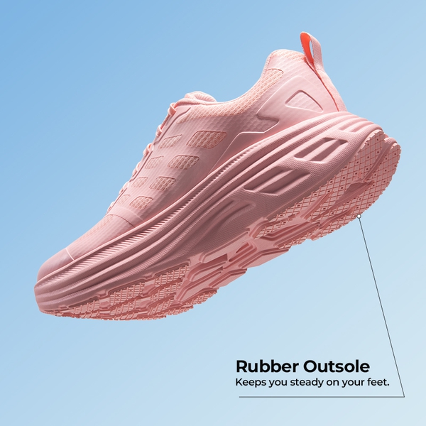 [ActiveFloat] Women's Breathable Lifestyle Walking Sneakers - PINK - 3