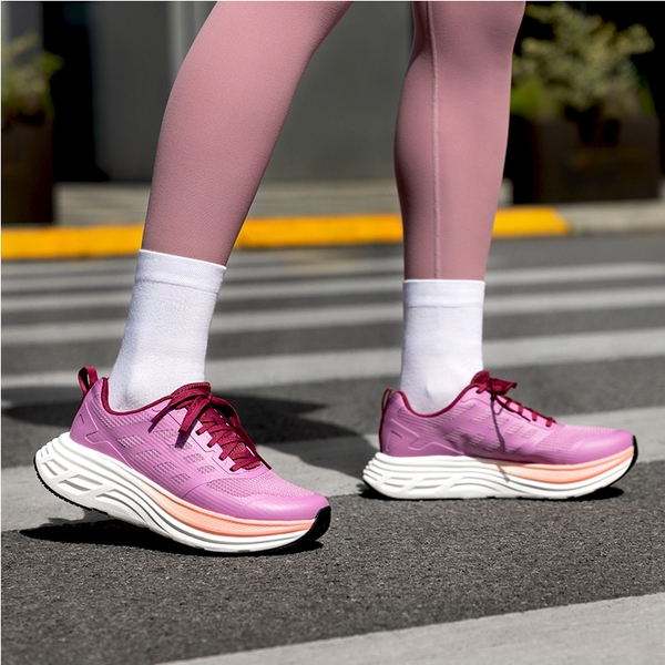 [ActiveFloat] Women's Breathable Lifestyle Walking Sneakers - PURPLE - 7