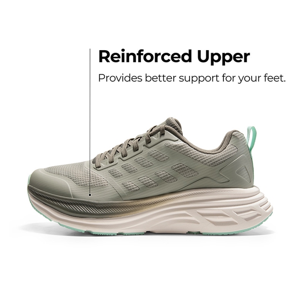 [ActiveFloat] Men's Comfortable Lightweight Running Shoes - GREYISH GREEN - 5