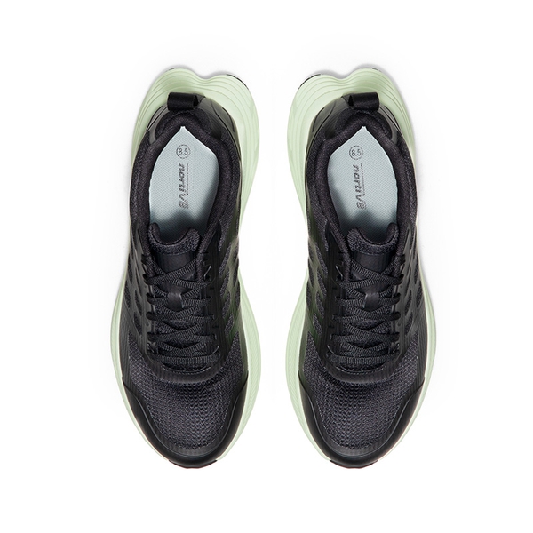 [ActiveFloat] Men's Comfortable Lightweight Running Shoes - BLACK/GREEN - 7