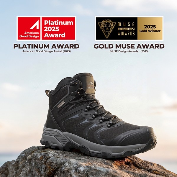 Armadillo 3 Men’s Waterproof High-Rebound Hiking Boots - BLACK/GREY - 2