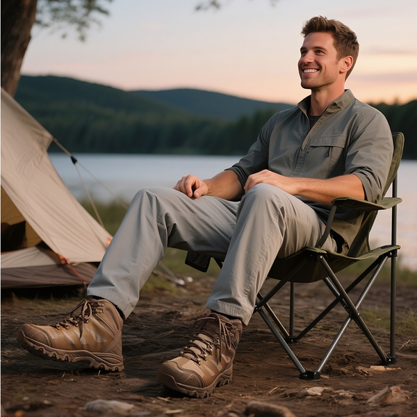 [Armadillo Series] Men's & Women's Waterproof Hiking & Walking Boots - COYOTE - 6