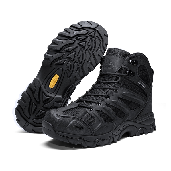 [Armadillo Series] Men's & Women's Waterproof Hiking & Walking Boots - BLACK - 1