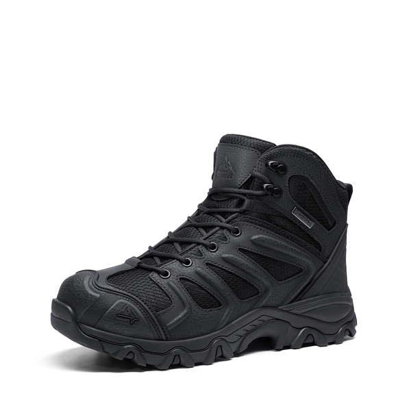 [Armadillo Series] Men's & Women's Waterproof Hiking & Walking Boots - BLACK -  0