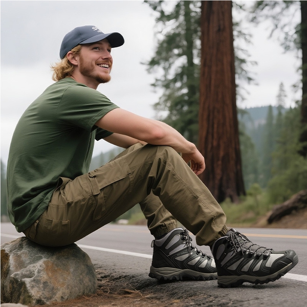 [Armadillo Series] Men's & Women's Waterproof Hiking & Walking Boots - LIGHT GREY - 6