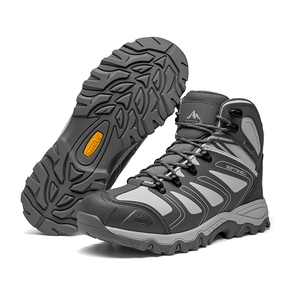 [Armadillo Series] Men's & Women's Waterproof Hiking & Walking Boots - LIGHT GREY - 1