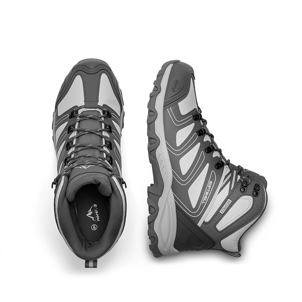 [Armadillo Series] Men's & Women's Waterproof Hiking & Walking Boots - LIGHT GREY - 4
