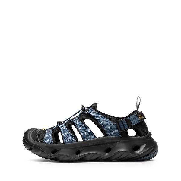 Men's Breathable Mesh Upper Water Sandals Shoes - BLUE/BLACK - 1