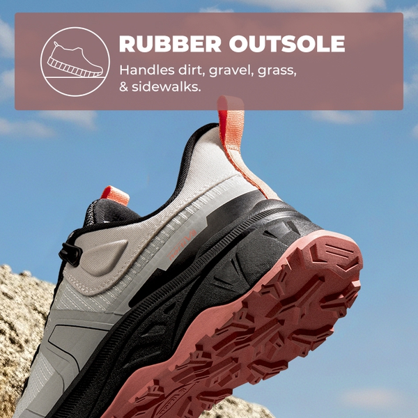 [Gladiator] Women's Lightweight Comfort Hiking Shoes - GREY PINK - 2