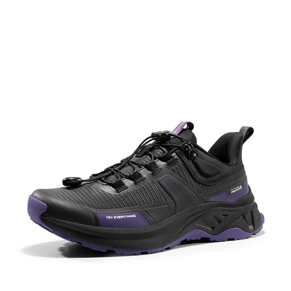 [Gladiator] Women's Lightweight Comfort Hiking Shoes - BLACK-PURPLE -  0