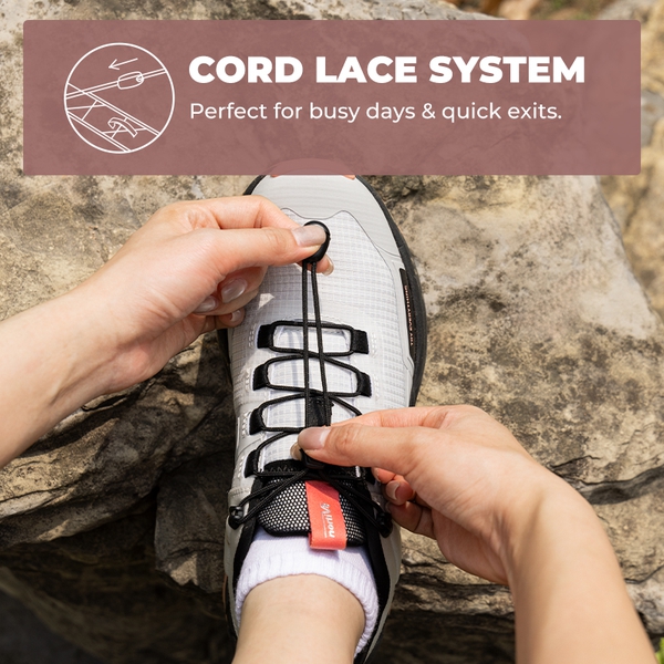 [Gladiator] Women's Lightweight Comfort Hiking Shoes - GREY PINK - 4