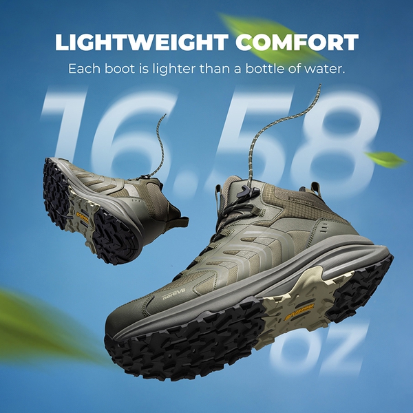Men's DualStride Armadillo FieldLite Mid WaterproofPRO - ARMY GREEN - 4
