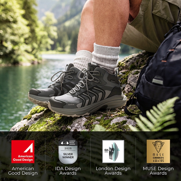 Men's DualStride Armadillo FieldLite Mid WaterproofPRO - LIGHT GREY - 2