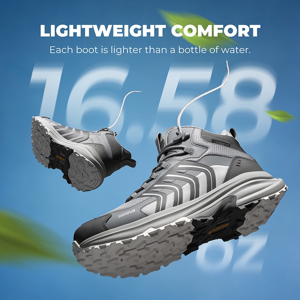 Men's DualStride Armadillo FieldLite Mid WaterproofPRO - LIGHT GREY - 4