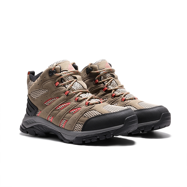 Women's Lightweight Waterproof Hiking Boots - BROWN-ORANGE - 5