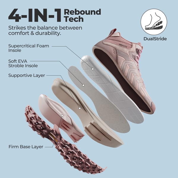 Women's DualStride Armadillo FieldLite Mid Waterproof - LIGHT PINK - 2