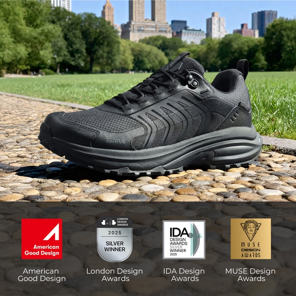 Men's DualStride Armadillo FieldLite Waterproof - ALL BLACK - 7