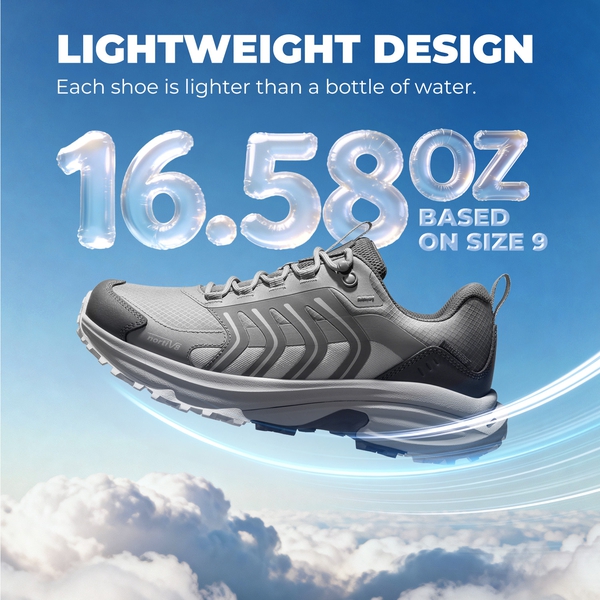 DualStride Armadillo FieldLite Waterproof Hiking Line - LIGHT GREY - 3