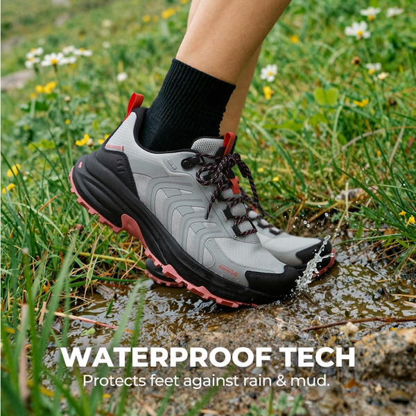 Women's DualStride Armadillo FieldLite Waterproof - GREY PINK - 6