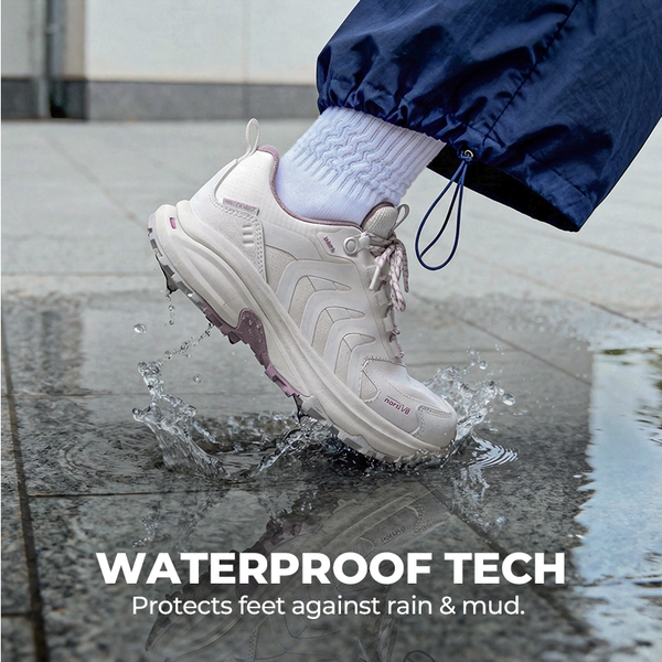 Women's DualStride Armadillo FieldLite Waterproof - WHITE/PURPLE - 5