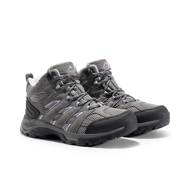 Women's Lightweight Waterproof Hiking Boots - DARK GREY-SUEDE - 5