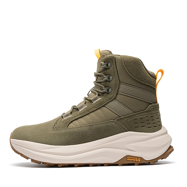 Men’s Leather Tactical Combat Boots - OLIVE -  0