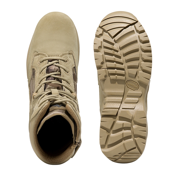 Men's Tactical Combat Work Boots【Wide Fit】 - CAMO/SAND - 1