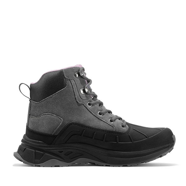 Women's Comfort Wide Non-Slip Hiking Boots - DARK GREY - 2