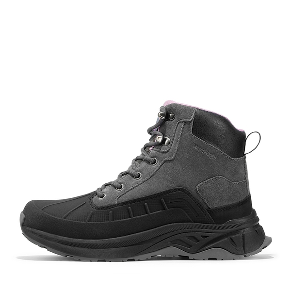 Women's Comfort Wide Non-Slip Hiking Boots - DARK GREY - 1