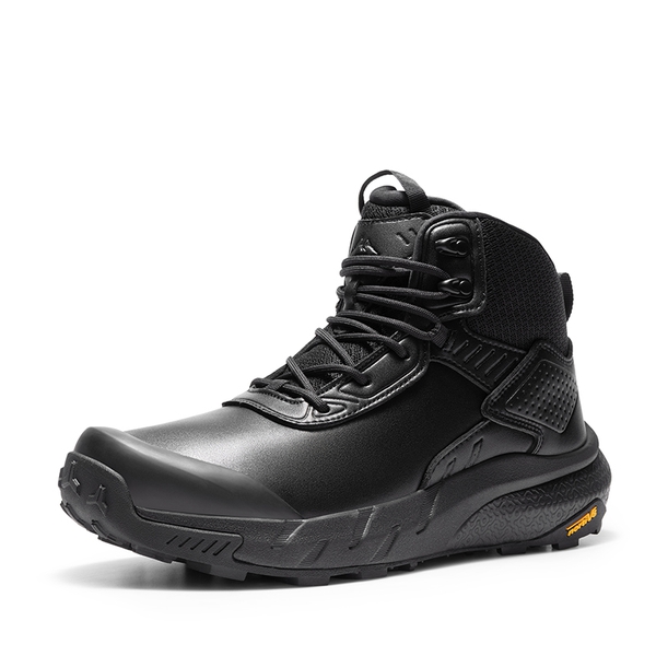 Lightweight Ankle-Support Tactical Boots 【Wide Fit】 - BLACK -  0