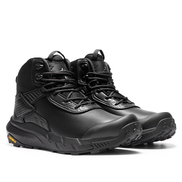 Lightweight Ankle-Support Tactical Boots 【Wide Fit】 - BLACK - 2