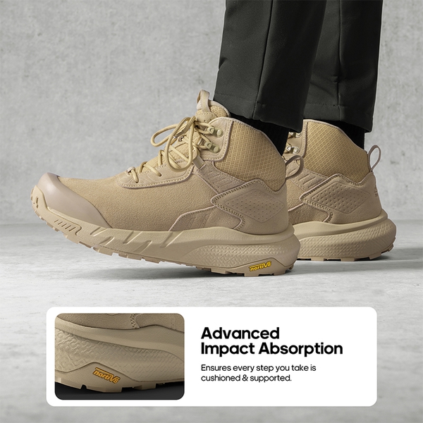 Lightweight Ankle-Support Tactical Boots 【Wide Fit】 - SAND - 4