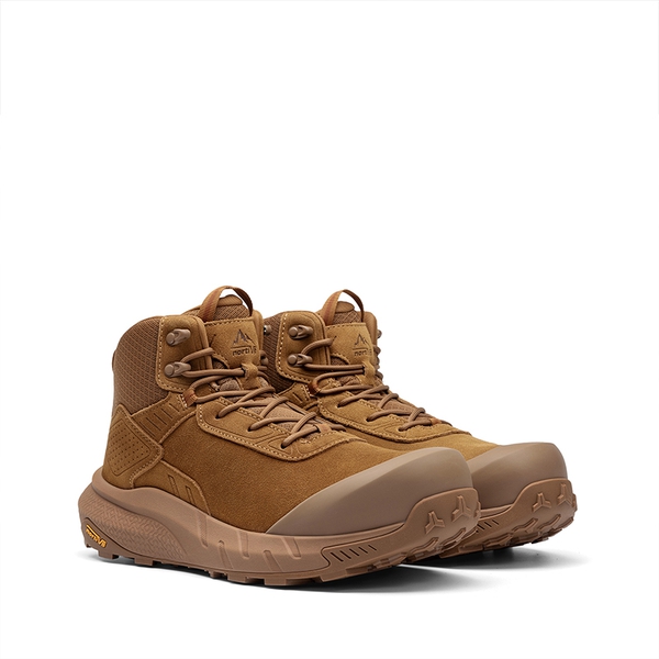 Men's Lightweight Non-Slip Nano Toe Cap Work Boots - COYOTE - 2