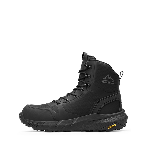 Men’s Nano Composite Toe Safety Boots【Wide Fit】 - BLACK - 1
