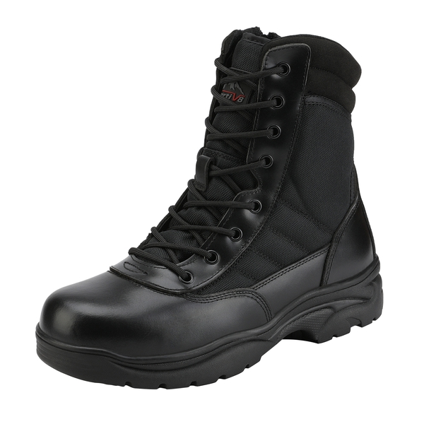 Men's Military Tactical Combat Boots - BLACK -  0