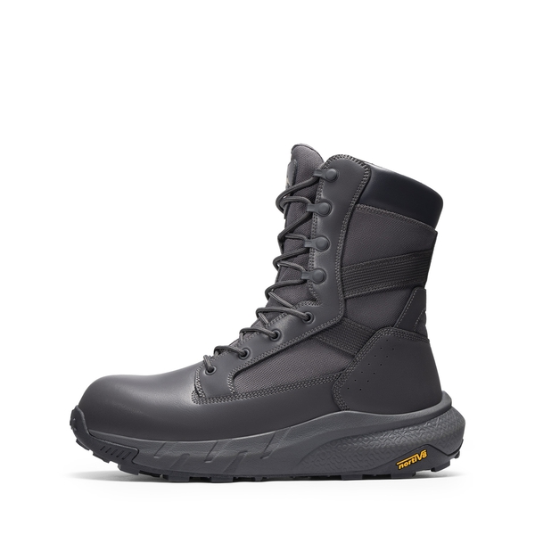 Men's Nano Composite Toe Mesh Lining Work Boots - GREY - 1