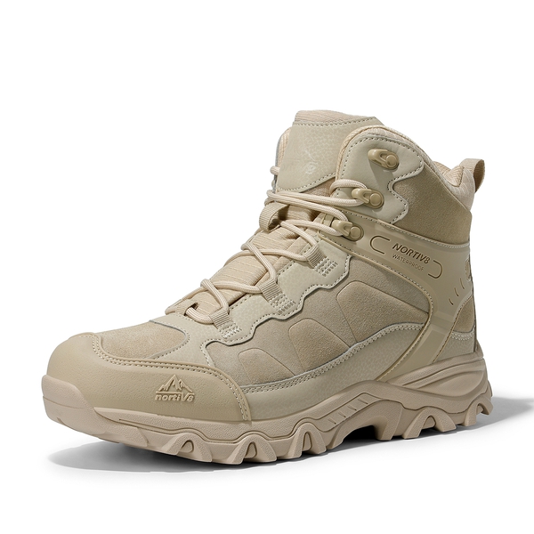 Men's Waterproof Hiking Boots - SAND -  0